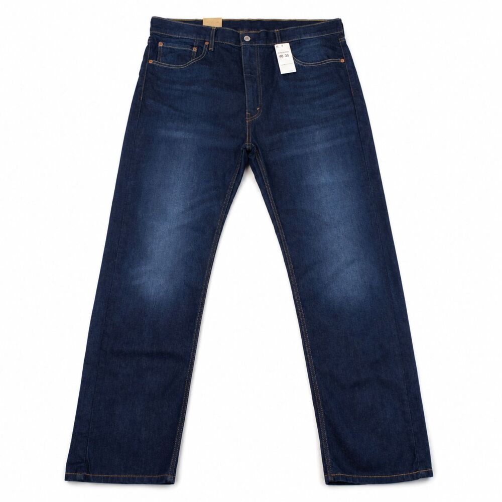 Levi’s 505 Regular Fit Jeans Men’s 40x30 Dark Wash Straight Leg NWT